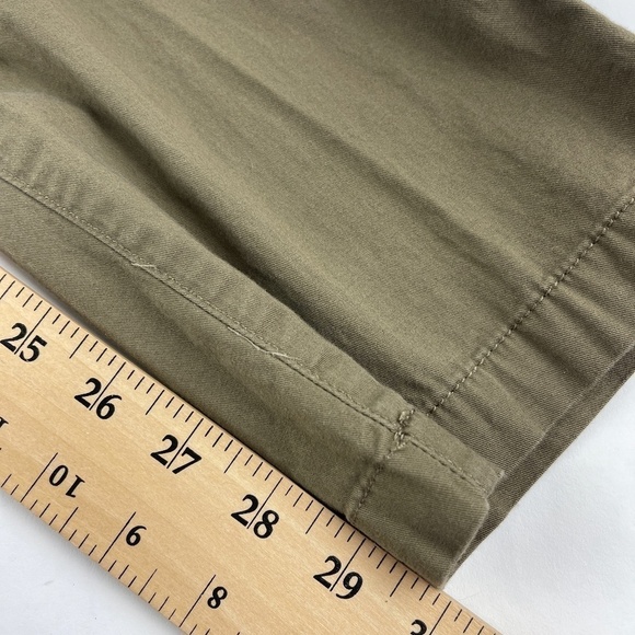 G.H. Bass Pants Womens Size 6 Brown Flat Front - Picture 7 of 9